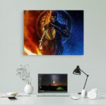 تابلو عکس اتاق گیمینگ با تم مورتال کمبات (افقی) mortal combat-031 - Image 2