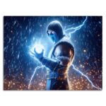 تابلو عکس اتاق گیمینگ با تم مورتال کمبات (افقی) mortal combat-036
