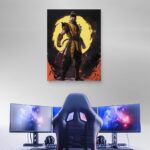 تابلو عکس اتاق گیمینگ با تم مورتال کمبات (عمودی) mortal combat-049 - Image 3