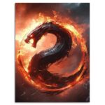 تابلو عکس اتاق گیمینگ با تم مورتال کمبات (عمودی) mortal combat-062