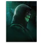 تابلو عکس اتاق گیمینگ با تم مورتال کمبات (عمودی) mortal combat-064