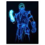 تابلو عکس اتاق گیمینگ با تم مورتال کمبات (عمودی) mortal combat-069