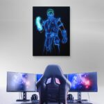 تابلو عکس اتاق گیمینگ با تم مورتال کمبات (عمودی) mortal combat-069 - Image 3