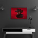 تابلو عکس اتاق گیمینگ با تم رد دد (افقی) Red Dead-011 - Image 3