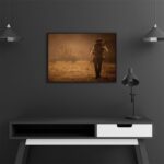 تابلو عکس اتاق گیمینگ با تم رد دد (افقی) Red Dead-039 - Image 3