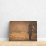 تابلو عکس اتاق گیمینگ با تم رد دد (افقی) Red Dead-039 - Image 4
