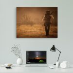 تابلو عکس اتاق گیمینگ با تم رد دد (افقی) Red Dead-039 - Image 2