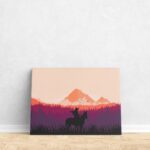 تابلو عکس اتاق گیمینگ با تم رد دد (افقی) Red Dead-047 - Image 4