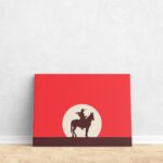 تابلو عکس اتاق گیمینگ با تم رد دد (افقی) Red Dead-050 - Image 4