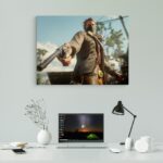 تابلو عکس اتاق گیمینگ با تم رد دد (افقی) Red Dead-054 - Image 2