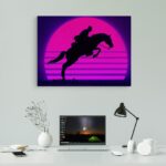 تابلو عکس اتاق گیمینگ با تم رد دد (افقی) Red Dead-056 - Image 2