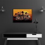 تابلو عکس اتاق گیمینگ با تم رد دد (افقی) Red Dead-059 - Image 3