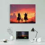 تابلو عکس اتاق گیمینگ با تم رد دد (افقی) Red Dead-065 - Image 2