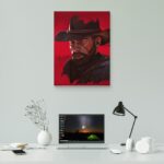 تابلو عکس اتاق گیمینگ با تم رد دد (عمودی) Red Dead-093 - Image 2