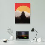 تابلو عکس اتاق گیمینگ با تم رد دد (عمودی) Red Dead-098 - Image 2