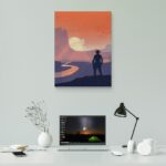 تابلو عکس اتاق گیمینگ با تم رد دد (عمودی) Red Dead-107 - Image 2