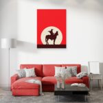تابلو عکس اتاق گیمینگ با تم رد دد (عمودی) Red Dead-117 - Image 4