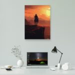 تابلو عکس اتاق گیمینگ با تم رد دد (عمودی) Red Dead-126 - Image 2