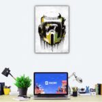 تابلو عکس گیمینگ جنگ ستارگان – گرافیتی کلاه خود (عمودی) Helmets Graffiti-007 - Image 2