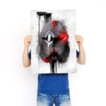 تابلو عکس گیمینگ جنگ ستارگان – گرافیتی کلاه خود (عمودی) Helmets Graffiti-010 - Image 3