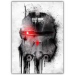 تابلو عکس گیمینگ جنگ ستارگان – گرافیتی کلاه خود (عمودی) Helmets Graffiti-011