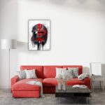 تابلو عکس گیمینگ جنگ ستارگان – گرافیتی کلاه خود (عمودی) Helmets Graffiti-012 - Image 7