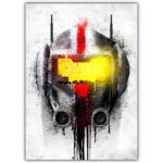 تابلو عکس گیمینگ جنگ ستارگان – گرافیتی کلاه خود (عمودی) Helmets Graffiti-013