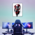تابلو عکس گیمینگ جنگ ستارگان – گرافیتی کلاه خود (عمودی) Helmets Graffiti-017 - Image 6