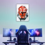 تابلو عکس گیمینگ جنگ ستارگان – گرافیتی کلاه خود (عمودی) Helmets Graffiti-020 - Image 6