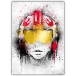 تابلو عکس گیمینگ جنگ ستارگان – گرافیتی کلاه خود (عمودی) Helmets Graffiti-021