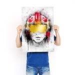تابلو عکس گیمینگ جنگ ستارگان – گرافیتی کلاه خود (عمودی) Helmets Graffiti-021 - Image 3