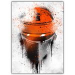 تابلو عکس گیمینگ جنگ ستارگان – گرافیتی کلاه خود (عمودی) Helmets Graffiti-024