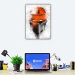 تابلو عکس گیمینگ جنگ ستارگان – گرافیتی کلاه خود (عمودی) Helmets Graffiti-024 - Image 2