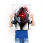 تابلو عکس گیمینگ جنگ ستارگان – گرافیتی کلاه خود (عمودی) Helmets Graffiti-025 - Image 3