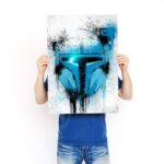 تابلو عکس گیمینگ جنگ ستارگان – گرافیتی کلاه خود (عمودی) Helmets Graffiti-026 - Image 3