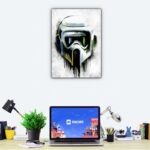 تابلو عکس گیمینگ جنگ ستارگان – گرافیتی کلاه خود (عمودی) Helmets Graffiti-028 - Image 2