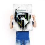 تابلو عکس گیمینگ جنگ ستارگان – گرافیتی کلاه خود (عمودی) Helmets Graffiti-028 - Image 3