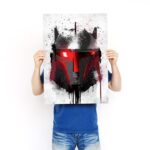 تابلو عکس گیمینگ جنگ ستارگان – گرافیتی کلاه خود (عمودی) Helmets Graffiti-029 - Image 3