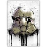 تابلو عکس گیمینگ جنگ ستارگان – گرافیتی کلاه خود (عمودی) Helmets Graffiti-030