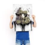 تابلو عکس گیمینگ جنگ ستارگان – گرافیتی کلاه خود (عمودی) Helmets Graffiti-030 - Image 3