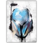 تابلو عکس گیمینگ جنگ ستارگان – گرافیتی کلاه خود (عمودی) Helmets Graffiti-031