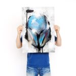 تابلو عکس گیمینگ جنگ ستارگان – گرافیتی کلاه خود (عمودی) Helmets Graffiti-031 - Image 3