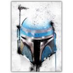 تابلو عکس گیمینگ جنگ ستارگان – گرافیتی کلاه خود (عمودی) Helmets Graffiti-032