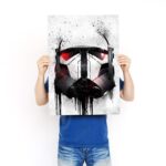 تابلو عکس گیمینگ جنگ ستارگان – گرافیتی کلاه خود (عمودی) Helmets Graffiti-033 - Image 3