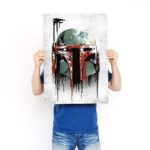 تابلو عکس گیمینگ جنگ ستارگان – گرافیتی کلاه خود (عمودی) Helmets Graffiti-034 - Image 3