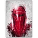 تابلو عکس گیمینگ جنگ ستارگان – گرافیتی کلاه خود (عمودی) Helmets Graffiti-036