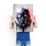 تابلو عکس گیمینگ جنگ ستارگان – گرافیتی کلاه خود (عمودی) Helmets Graffiti-037 - Image 3