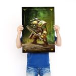تابلو عکس گیمینگ وار همر - ارک‌ها (عمودی) Orks-001 - Image 3