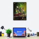 تابلو عکس گیمینگ وار همر - ارک‌ها (عمودی) Orks-002 - Image 2