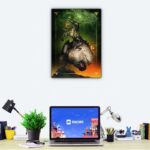 تابلو عکس گیمینگ وار همر - ارک‌ها (عمودی) Orks-004 - Image 2